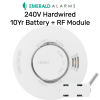 Emerald 240V Smoke Alarm with 10 Year Lithium Battery and RF Module