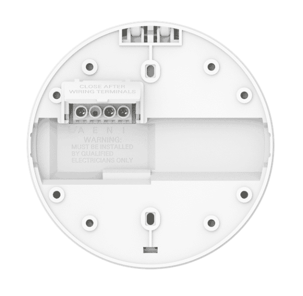 Emerald 240V Hardwired Smoke Alarm - Back View