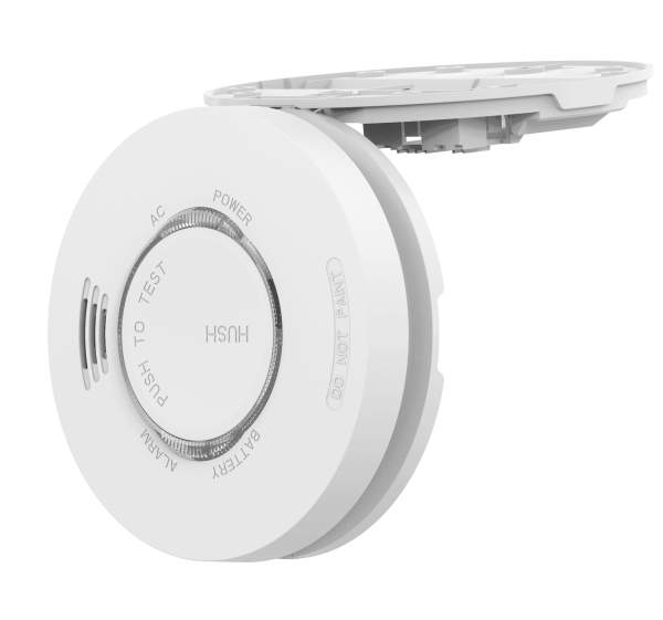 Emerald 240V Hardwired Smoke Alarm - Side View Open