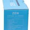 ZEN Wireless Interconnected Photoelectric Smoke Alarm - 10 Pack - Left Side Box Image