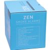 ZEN Wireless Interconnected Photoelectric Smoke Alarm - 5 Pack - Left Side Box Image